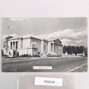 Baltimore Art Museum Maryland Vintage B&W Photo Postcard RPPC Unposted 1930s